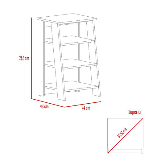 Mueble Optimizador 3 Bath, Duna y Blanco, Con Variedad De Entrepaños