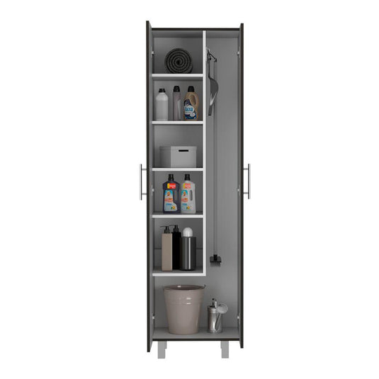Mueble Almacenamiento Nala, Wengue y Blanco Marqueza ZF