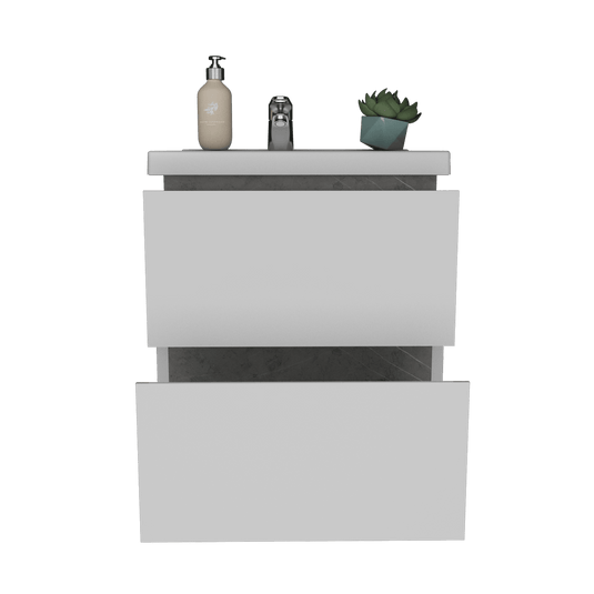 Mueble Pontus Plus, Onix, Gris y Blanco Pintado