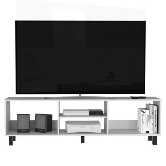 Rack para TV, Tunez, Blanco Marqueza Hc