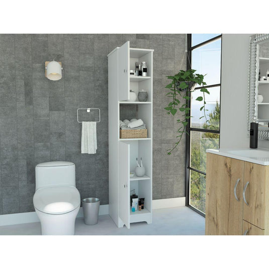 Mueble Auxiliar De Baño, Blanco Nevado ZF