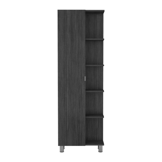 Mueble Esquinero Urano, Gris, con Variedad de Entrepaños ZF