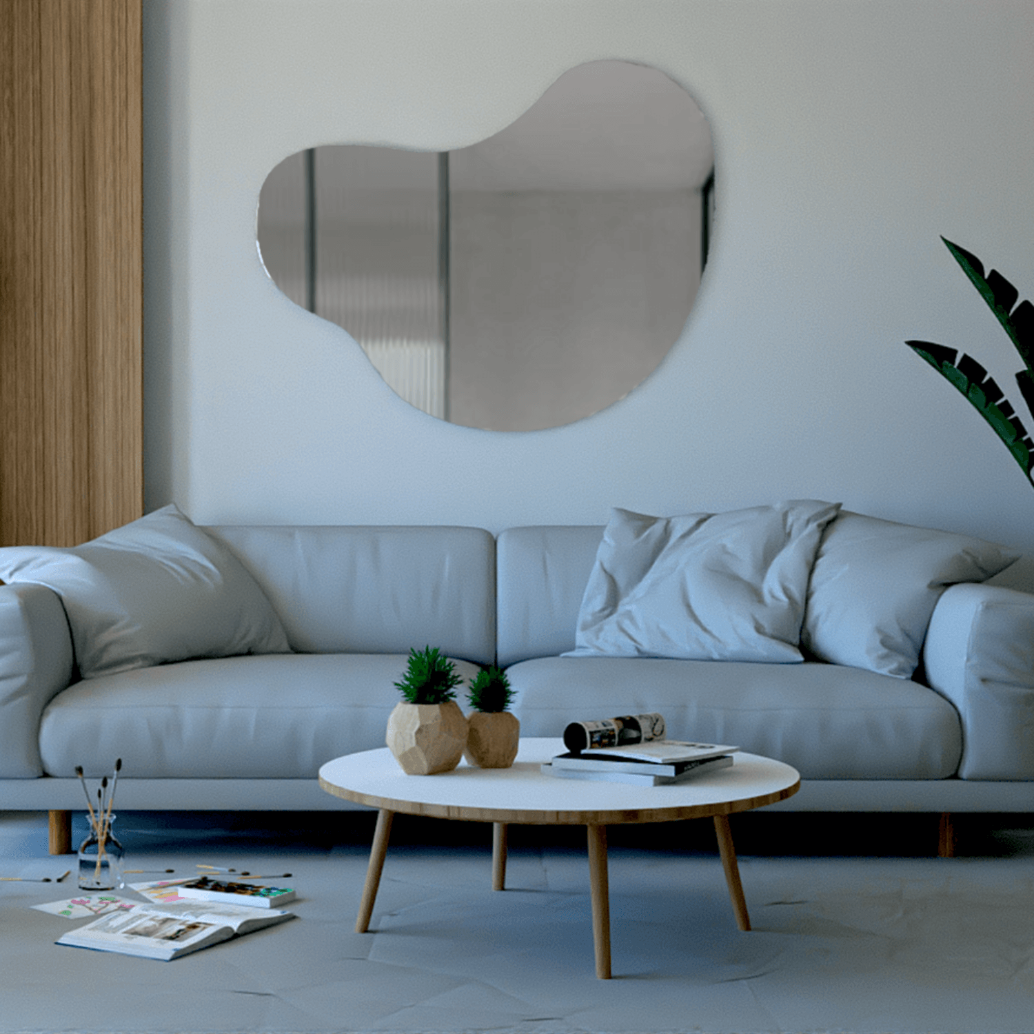 Espejo Irregular Otto, Diseño Moderno para Cualquier Espacio del Hogar