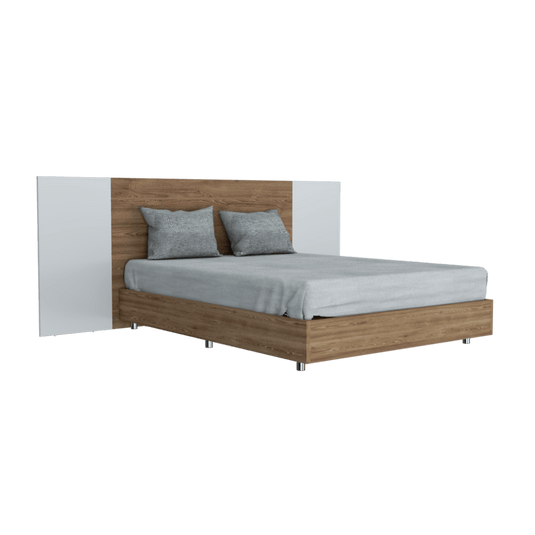 Combo Para Habitación Olek, Incluye Cama y Mesa de Noche