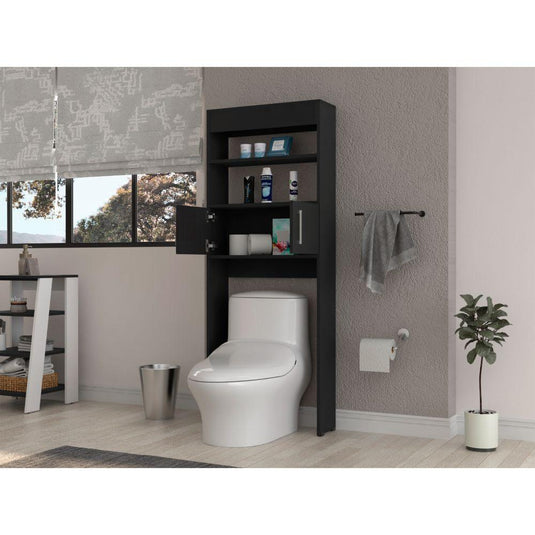 Mueble Sobre Inodoro Madrid, Negro ZF