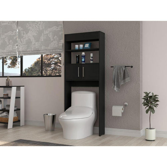 Mueble Sobre Inodoro Madrid, Negro ZF