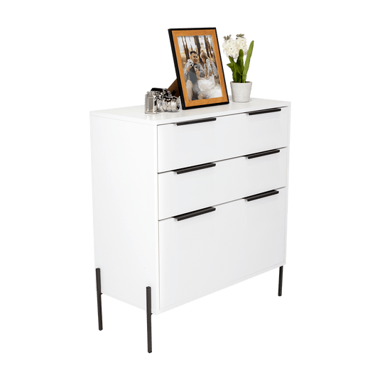 Comoda White Collection 85, Blanco Nevado