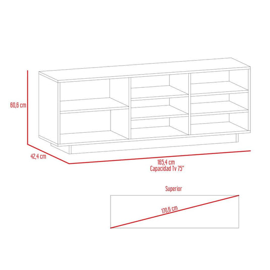 Rack para TV, Vedra, Duna y Cemento