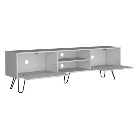 Rack para TV Lara, Blanco, Para Televisor de 70 Pulgadas  ZF