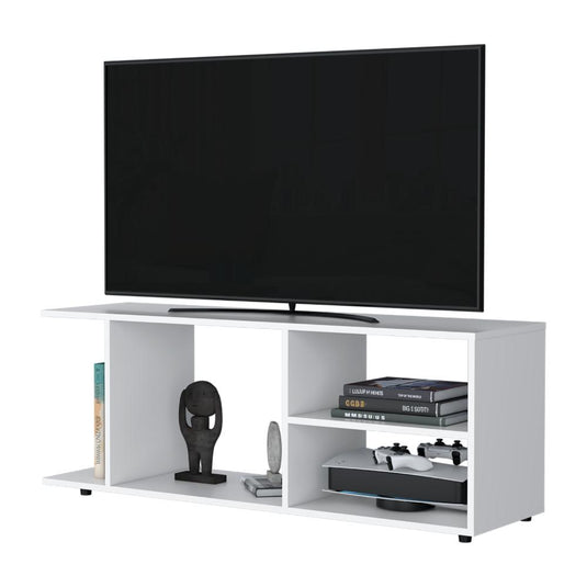 Mesa para TV Wood, Blanco Marquez, Para Televisor Hasta 70 Pulgadas ZF