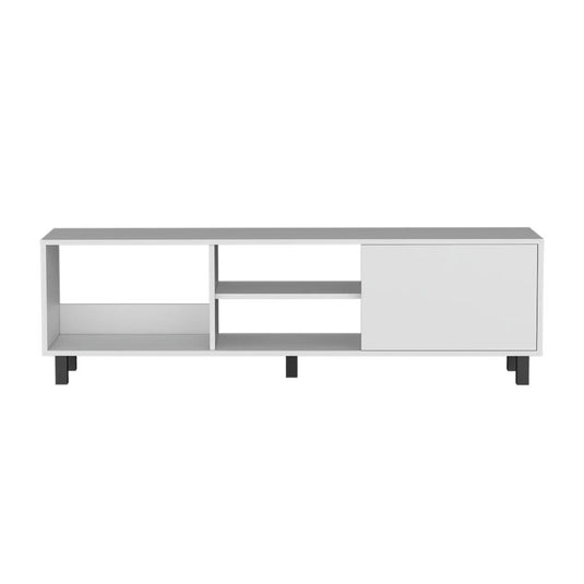 Rack para TV Tunez, Blanco, Para Televisor Hasta 70 Pulgadas