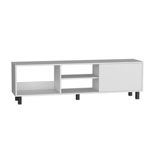 Rack para TV Tunez, Blanco, Para Televisor Hasta 70 Pulgadas