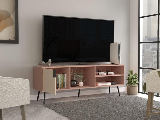 Combo para Habitación Jules 1, Incluye Armario y Rack para TV 65"