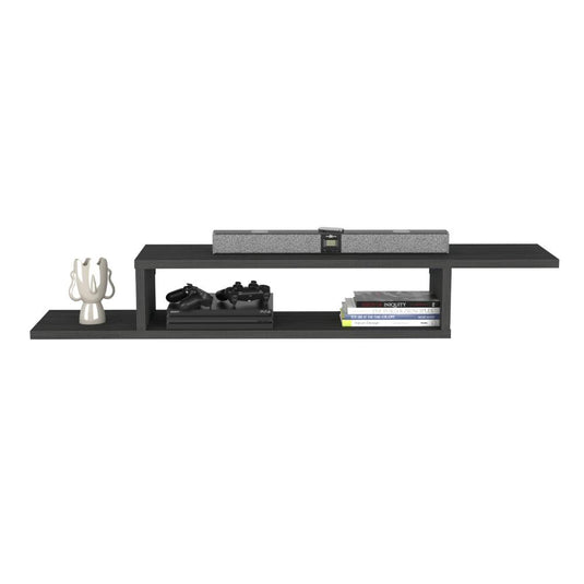 Rack para TV Flotante Dili Roble Gris