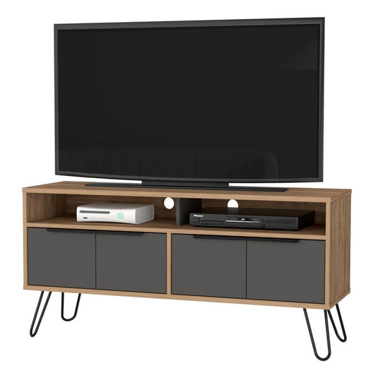 Mueble Para Tv Vegas Miel Y Plomo ZF