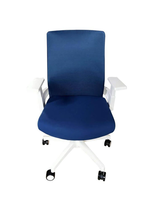 Silla Ejecutiva Chloe, Blanco y Azul