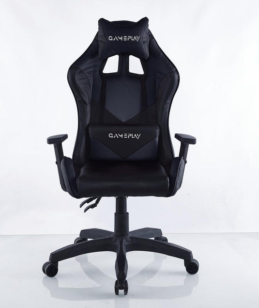 Silla Gamer X-71, Negro, con Cómodo Espaldar y Rodachines