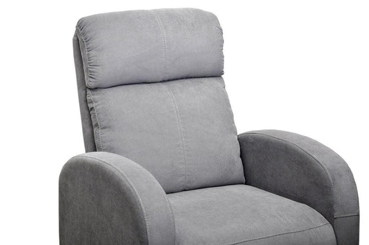 Silla Reclinable Inoa, Gris, con Sistema Reclinable de Botón Para Mayor Comodidad