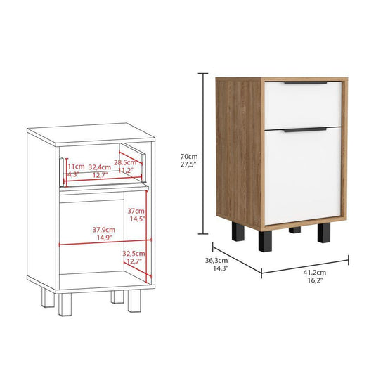 Combo Para Habitación Gennesi, Incluye Closet - Cama - Organizador - Mueble tocador - Mesa de Noche