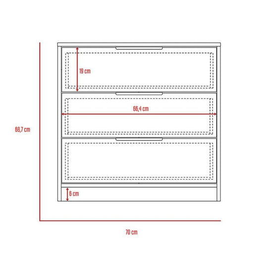 Combo Para Habitación Noruega, Incluye Cómoda y Armario