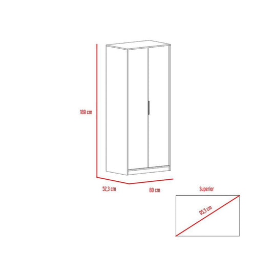 Combo Para Habitación Noruega, Incluye Cómoda y Armario