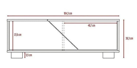 Combo Para Sala Yanik, Incluye Rack para TV ,Bar, Arrimo y Mesa de Centro