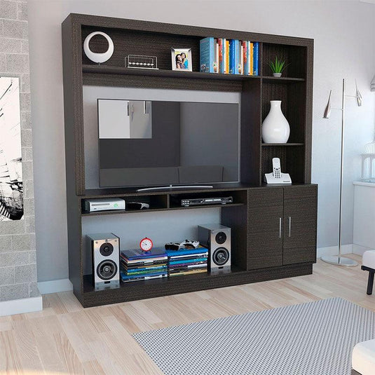 Combo Para Habitación Cantabria Allegro, Incluye Rack para TV Y Armario