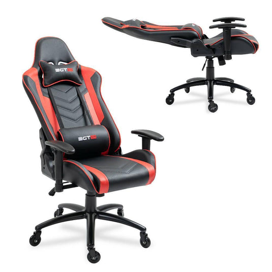 Combo Gamer, Incluye Escritorio Wengue y rojo y Silla Gamer