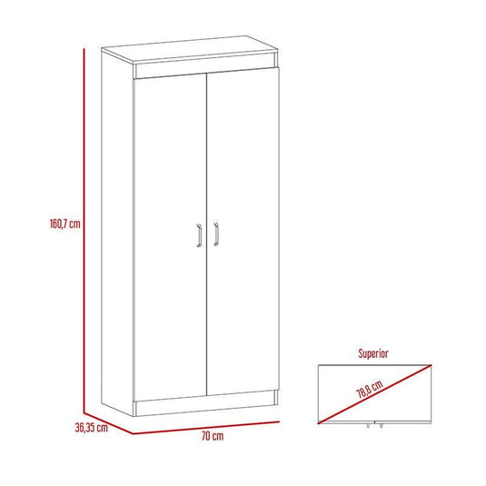 Mueble Alacena Varese 1C, Blanco