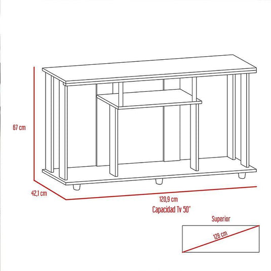 Combo Para Habitación Clara Luna, Beige, Incluye Armario y Rack para TV