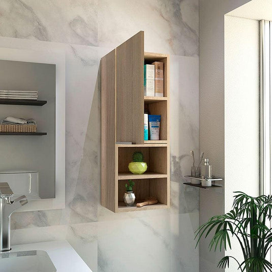 Mueble Auxiliar de Baño Jules, Rovere