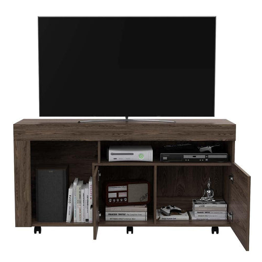 Rack para TV, Tolon Puertas, Coñac