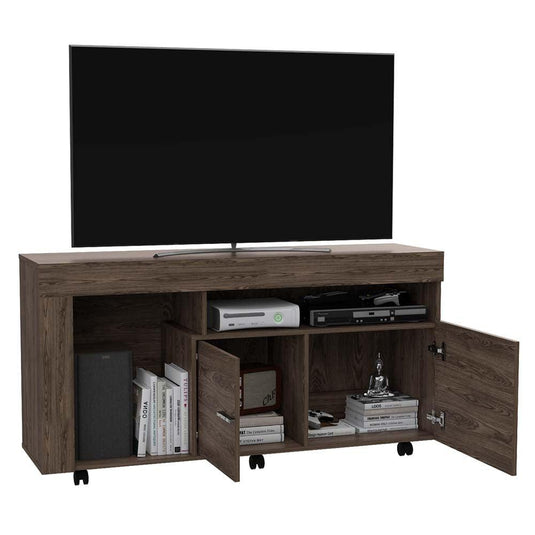 Rack para TV, Tolon Puertas, Coñac